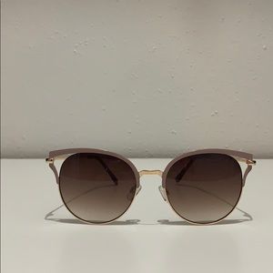 Pink framed sunglasses